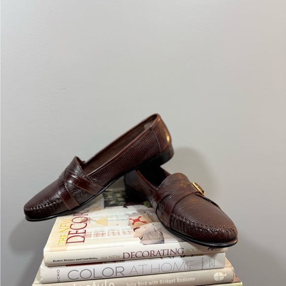 Georgio Bruntini Classic Size 11D Men’s Brown Loafers - Picture 14 of 16